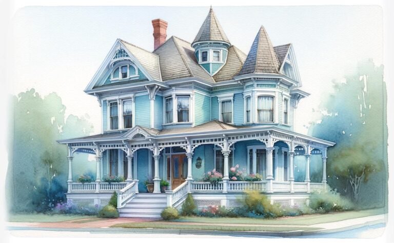 VictorianBlueHouse