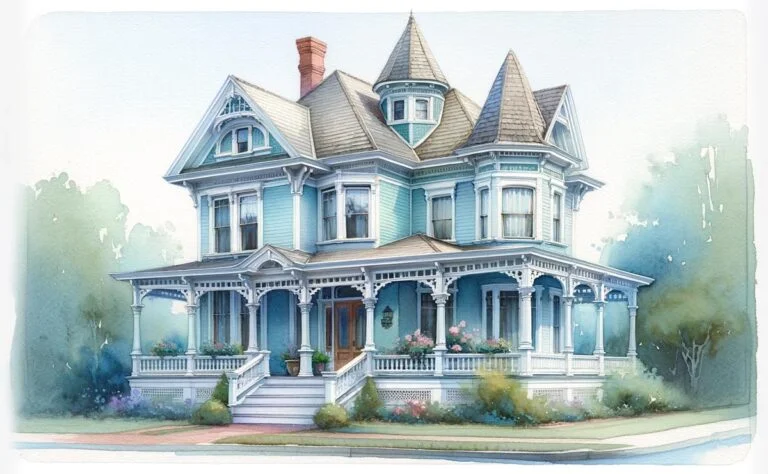 VictorianBlueHouse